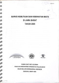 survei kebutaan dan kesehatan mata di jawa barat tahun 2005