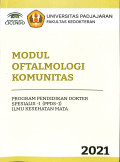 Modul oftalmologi komunitas ,program pendidikan dokter spesialis 1 (ppds 1) ilmu kesehatan mata