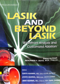 lasik and beyond lasik, wavefront analysis and customized ablation