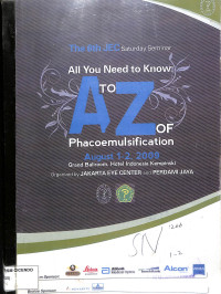 the 6th JEC saturday seminar , all you need to know a to z phacoemulsification