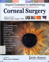 surgical techniques in ophthalmology, corneal surgery