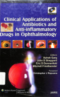 clinical applications of antibiotics and anti inflammatory drugs in ophthalmology