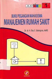 buku pegangan mahasiswa manajemen rumah sakit