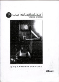 constellation vision system, operators manual