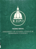 ICEPO training manual , assessment of vitamin a status by imression cytology