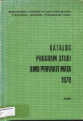 katalog program studi ilmu penyakit mata 1978