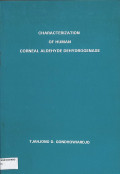 Characterization of human corneal aldehyde dehydrogenase