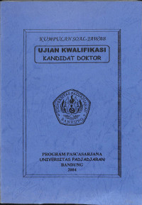 kumpulan soal jawab ujian kwalifikasi kandidat doktor