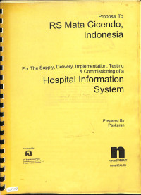 proposal to rs mata cicendo,indonesia, for the supply,delivery ,implemntation,testing & commissioning of a hospital information system