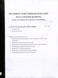 pelatihan audit medik rumah sakit mata cicendo bandung periode 15-16 oktober 2010 di rs.Mata Cicendo Bandung