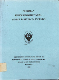 Pedoman infeksi nosokomial rumah sakit mata cicendo