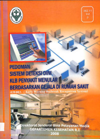 pedoman sistem deteksi dini klb penyakit menular berdasarkan gejala dirumah sakit (ewors - early warning outbreak recognition system)