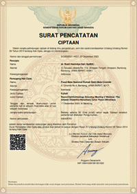 Surat Pencatatan Ciptaan : Neuro-Ophthalmology Saturday Meeting V Webinar: The
Unseen Disability-Hereditary Color Vision Blindness