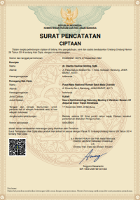 SURAT PENCATATAN CIPTAAN  : Neuro-Ophthalmology Saturday Meeting V Webinar: Beware Of

Acquired Color Vision Blindness