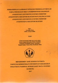 perbandingan gambaran sitologi permukaan okular pasca pemakaian obat antihipertensi golongan angiotensin converting enzyme inhibitor/angiotensin II receptor blocker dan golongan non angiotensin converting enzyme inhibitor/ angiotensin II receptor blocker