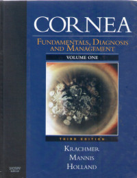 cornea fundamentals,diagnosis,and management volume one