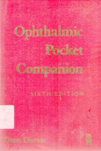 ophthalmic pocket companion sicth edition