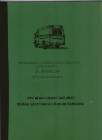 Penanganan penderita gawat darurat (PPGD) Basic 1