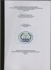 angka kejadian kelainan hipermetropia pada anak usia 7-12 tahun di poli pediatrik ophthtalmology pmn rs mata cicendo bandung tahun 2017