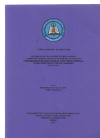 laporan praktek kesehatan masyarakat gambaran perencanaan program pelatihan dan pengembagan di bagian diklat pusat mata nasional rumah sakit mata cicendo bandung tahun 2015